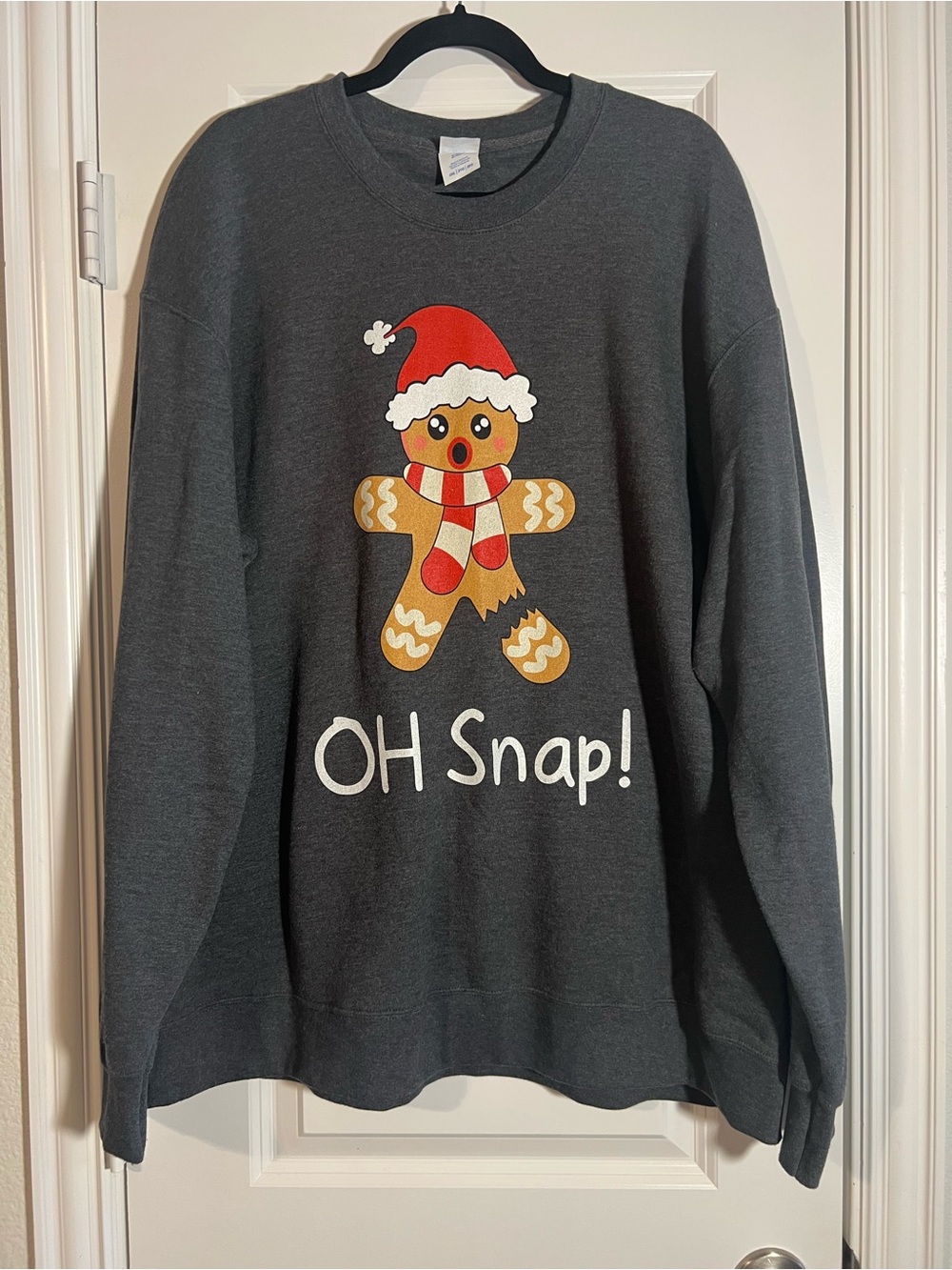 'OH Snap!' Gingerbread Graphic Sweatshirt